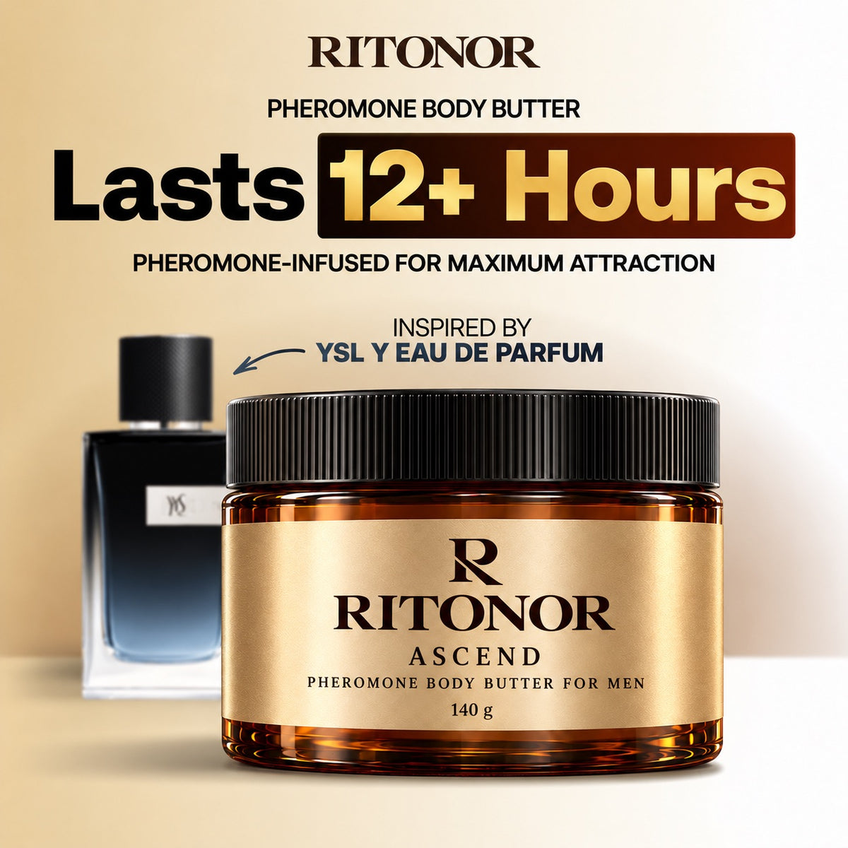 RITONOR Ascend pheromone body butter, 140 g