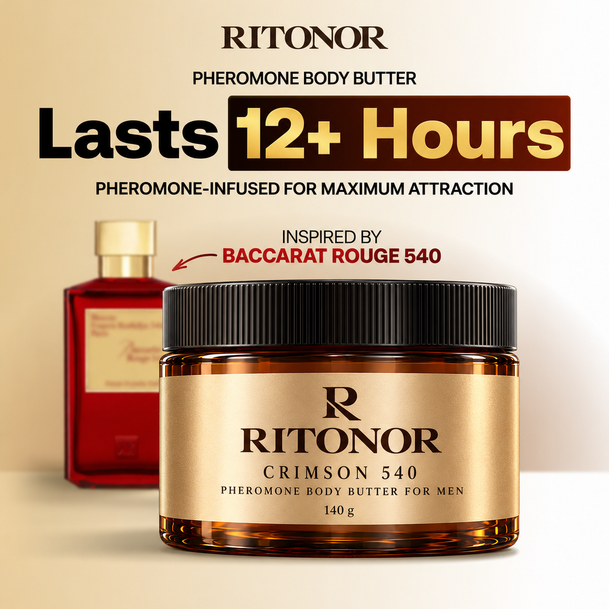 RITONOR Crimson 540 pheromone body butter, 140 g