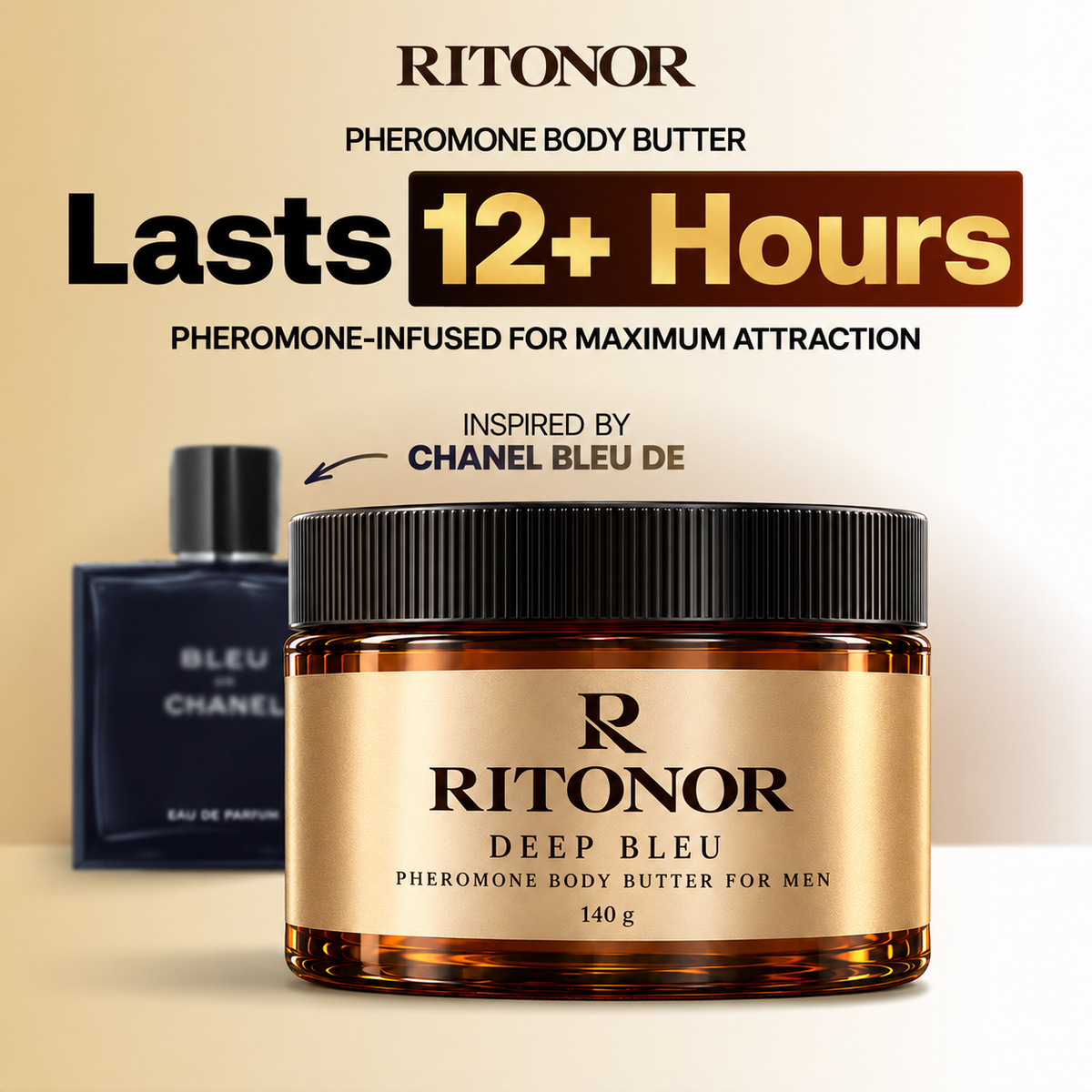 RITONOR Deep Bleu pheromone body butter, 140 g