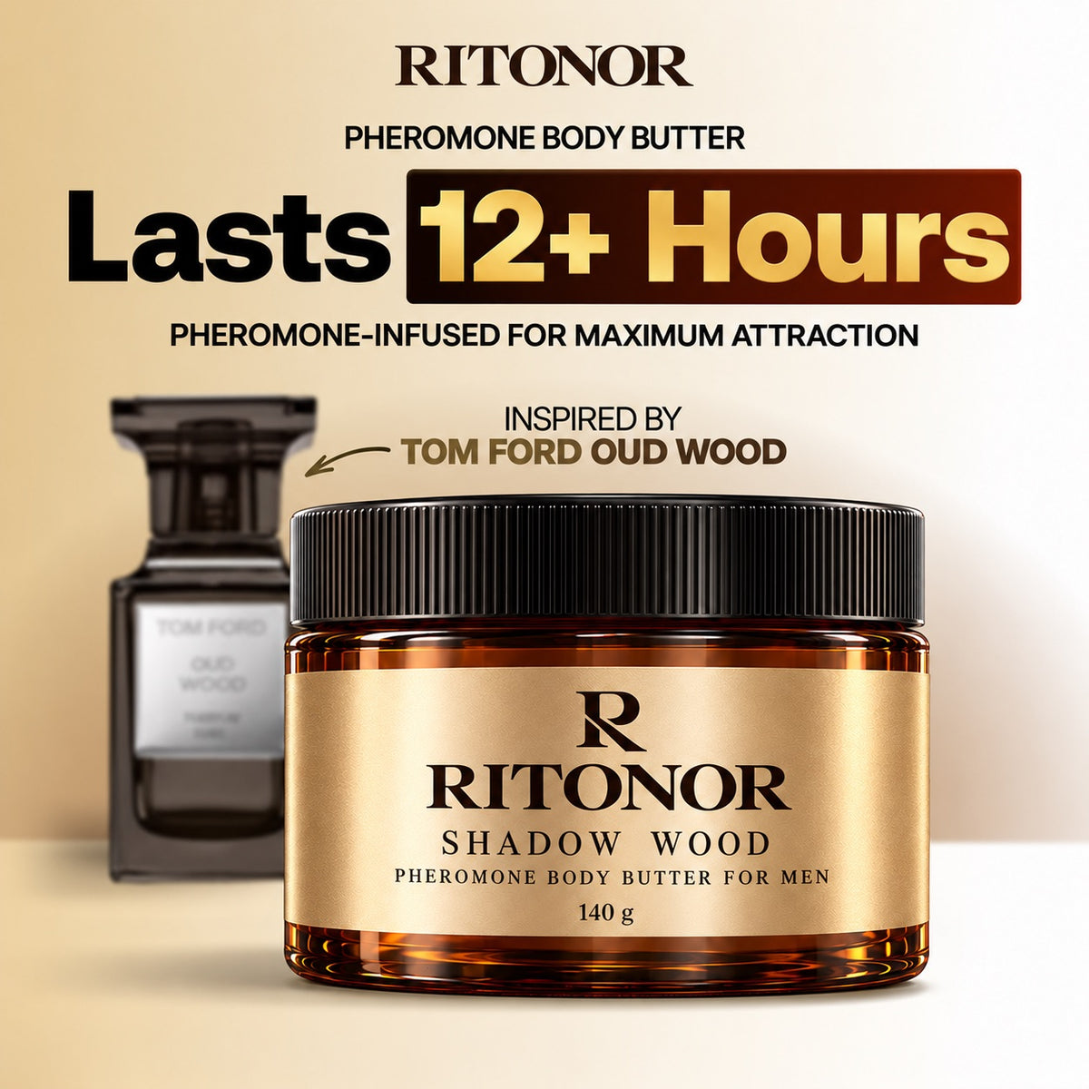 RITONOR Shadow Wood pheromone body butter, 140 g
